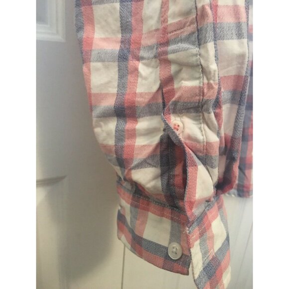 Old Navy‎ The Classic Shirt Sz XXL Pink/gray Plaid Mens - Picture 3 of 5